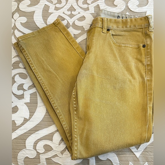 Dillon Jeans Other - Bullhead Dillon Skinny Men’s Mustard Yellow Jeans, Size 32x30 - 99% Cotton